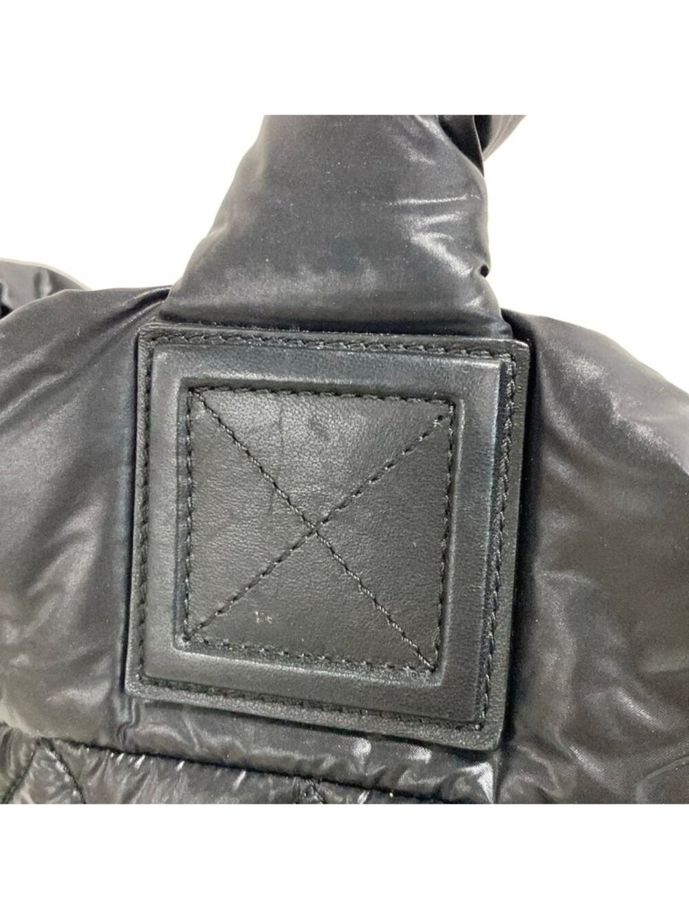 Chanel Tote Coco Cocoon PM Black CC Logo Leather - Picture 14 of 15